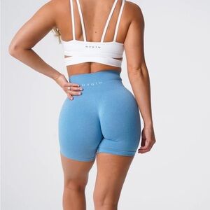 NVGTN Sky blue seamless shorts
